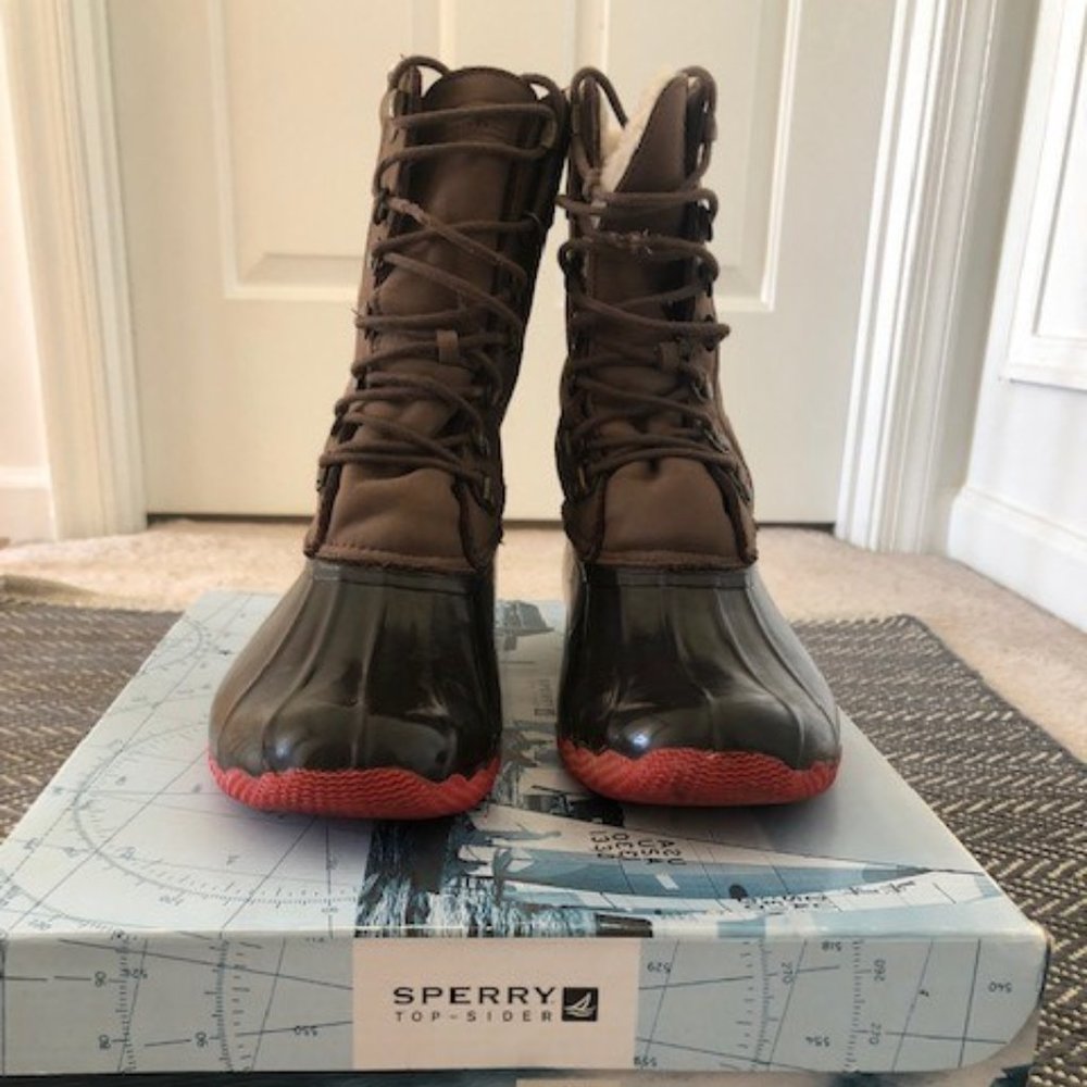 Sperry Top-Sider x J. Crew winter Shearwater boots